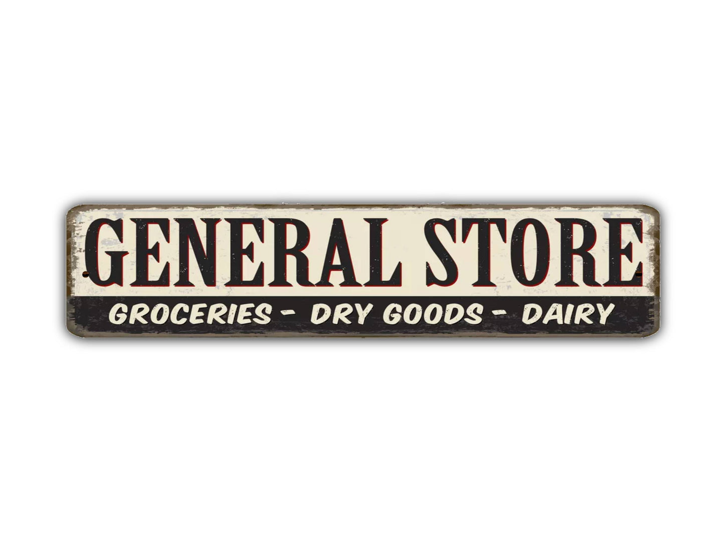General Store Street Sign Vintage Style