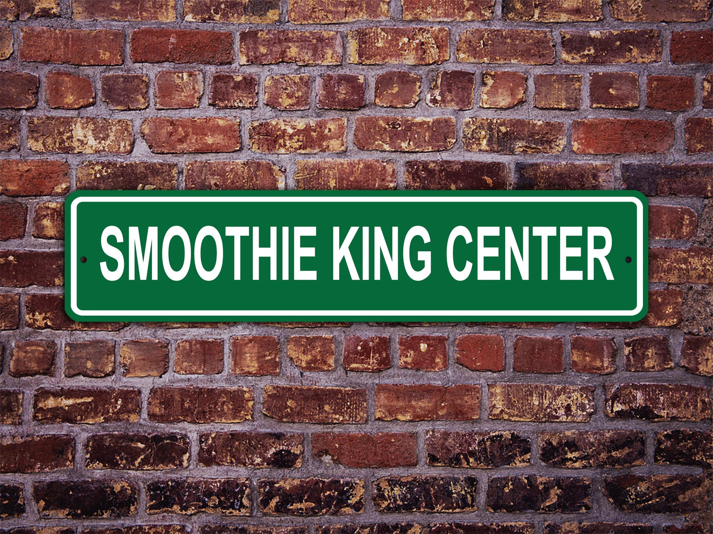Smoothie King Center Street Sign New Orleans Pelicans Basketball