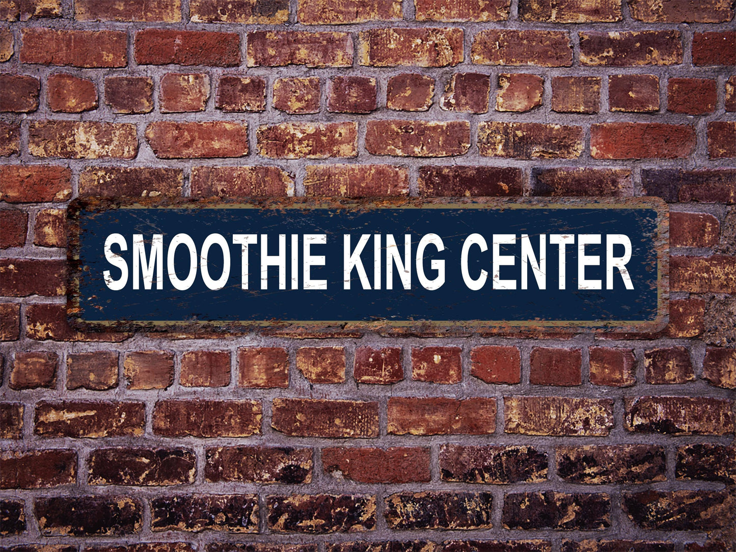 Smoothie King Center Street Sign New Orleans Pelicans Basketball