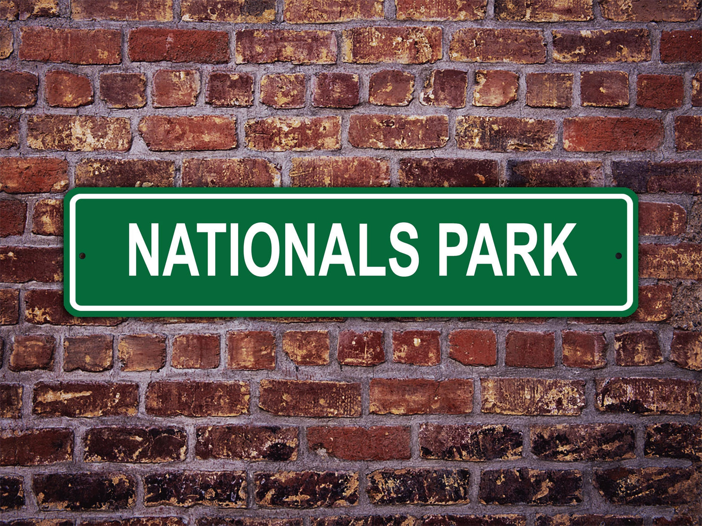 Nationals Park Stadium Street Sign Washington Nationals Baseball Road