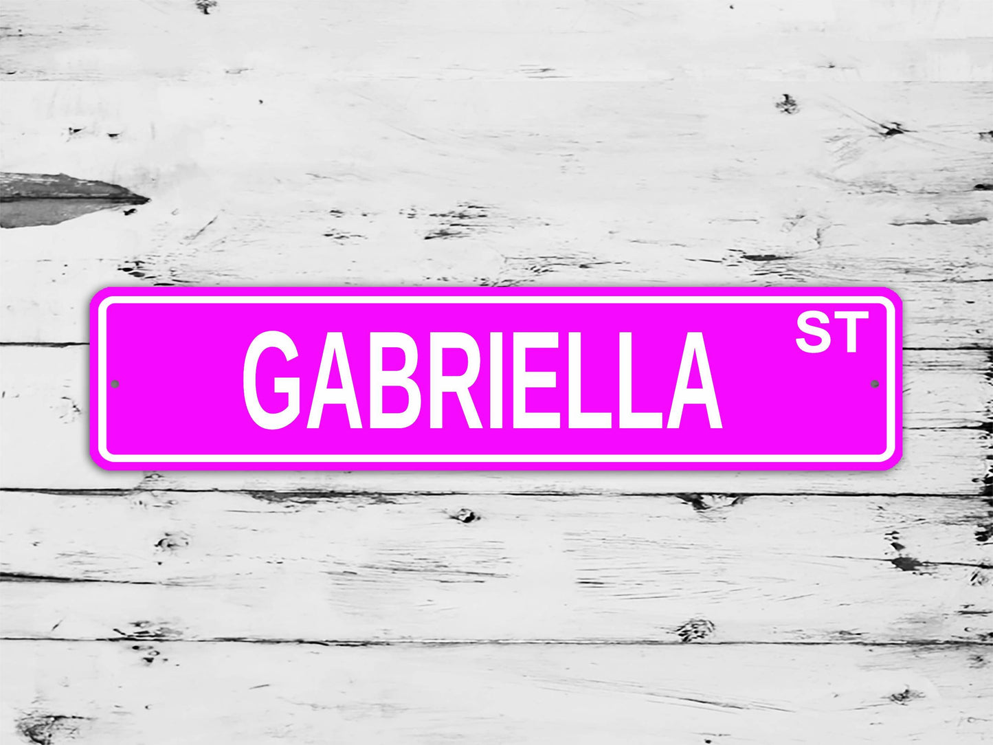 Gabriella Street Sign Personalized Custom Name Gift