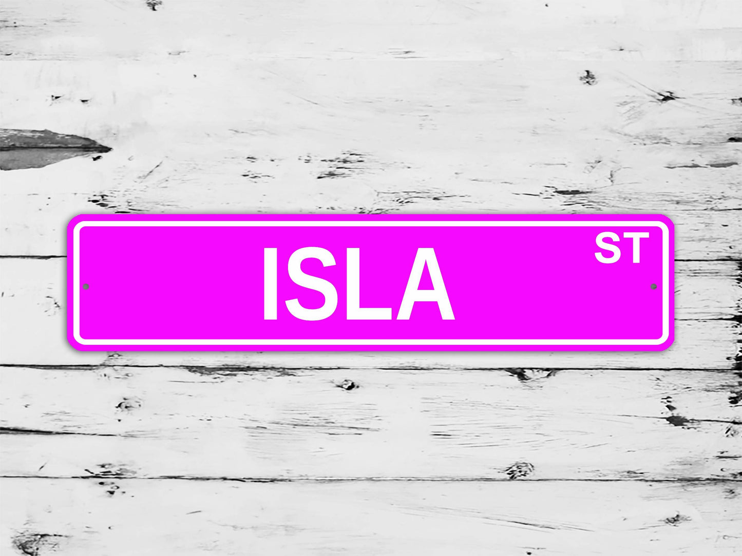 Isla Street Sign Personalized Custom Name Gift