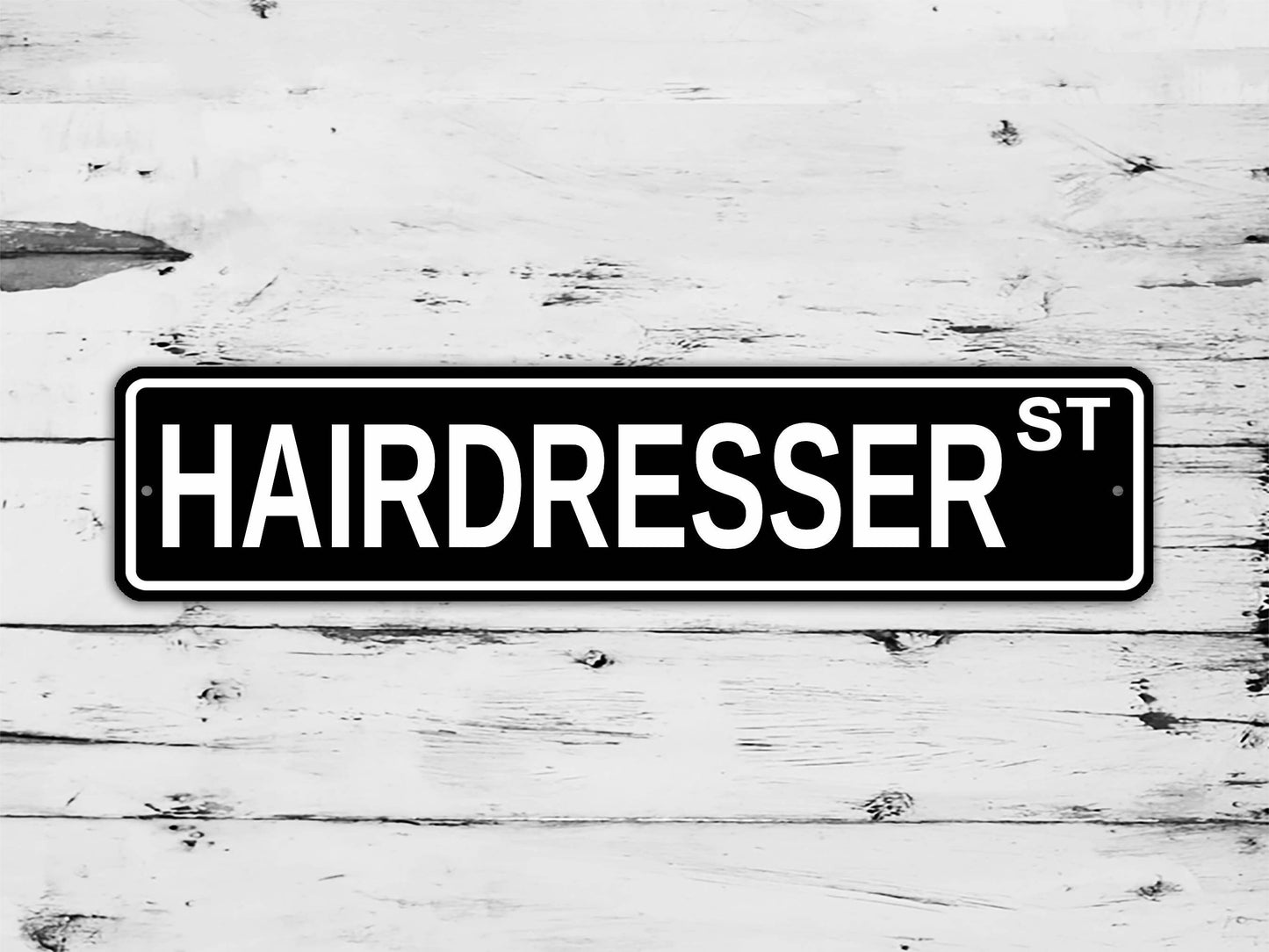 Hairdresser Street Sign