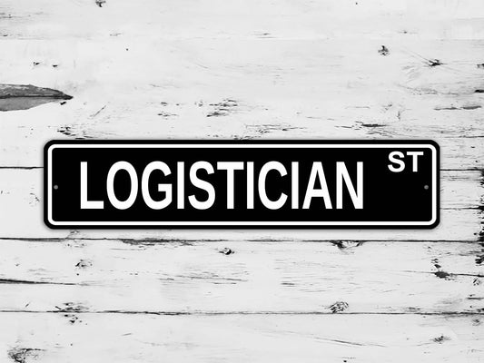Logistician Street Sign