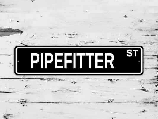 Pipefitter Street Sign