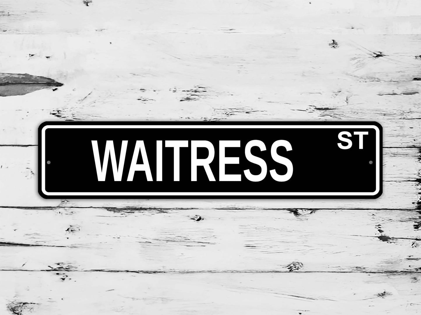 Waitress Street Sign