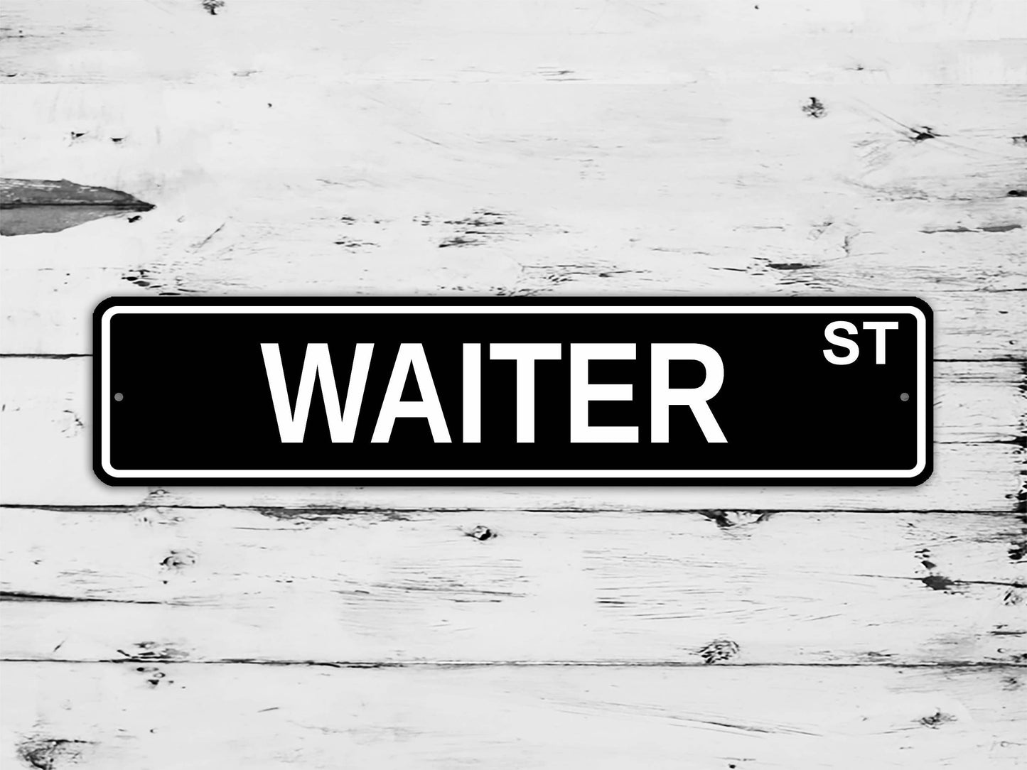Waiter Street Sign