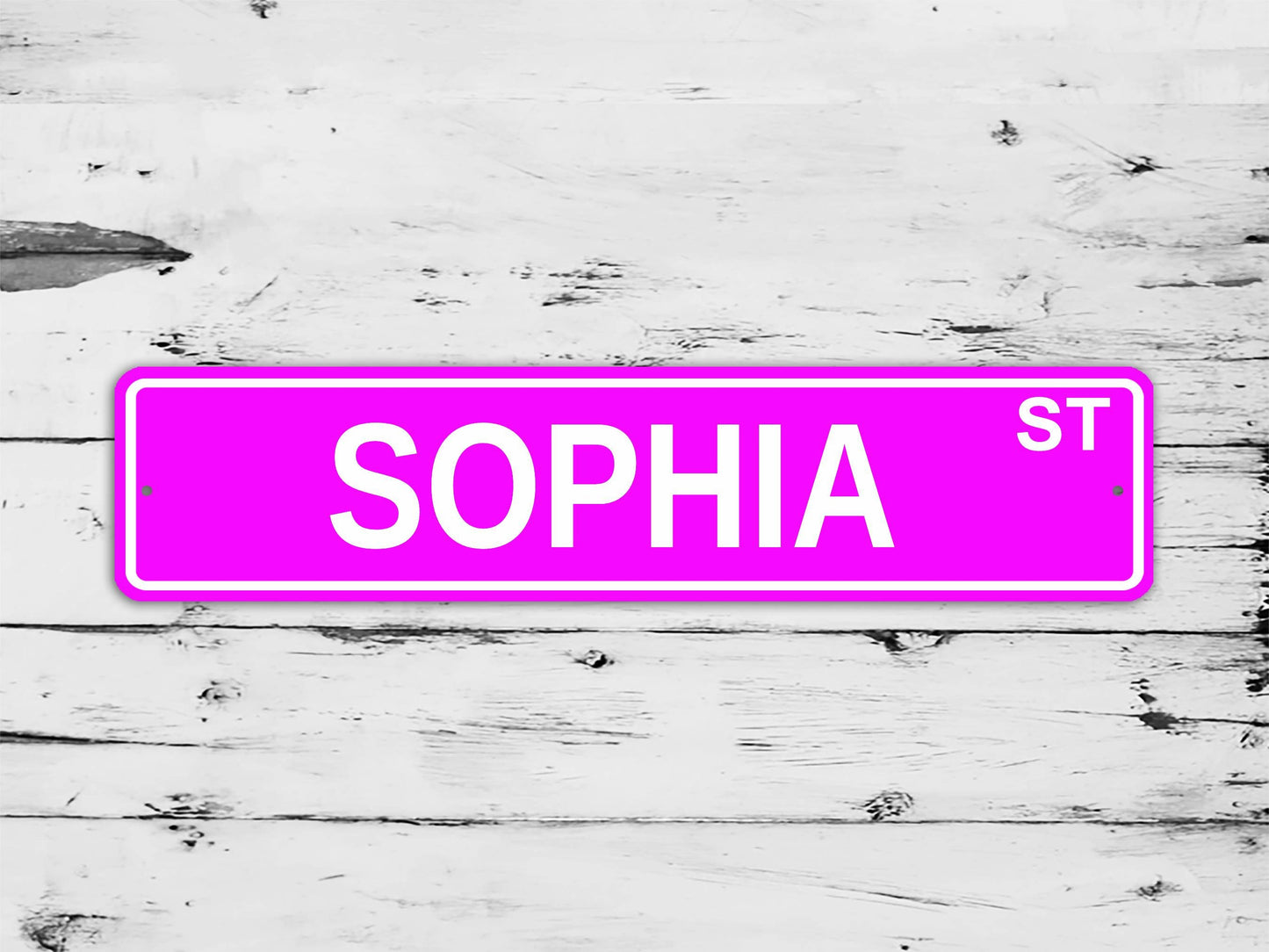 Sophia Street Sign Personalized Custom Name Gift