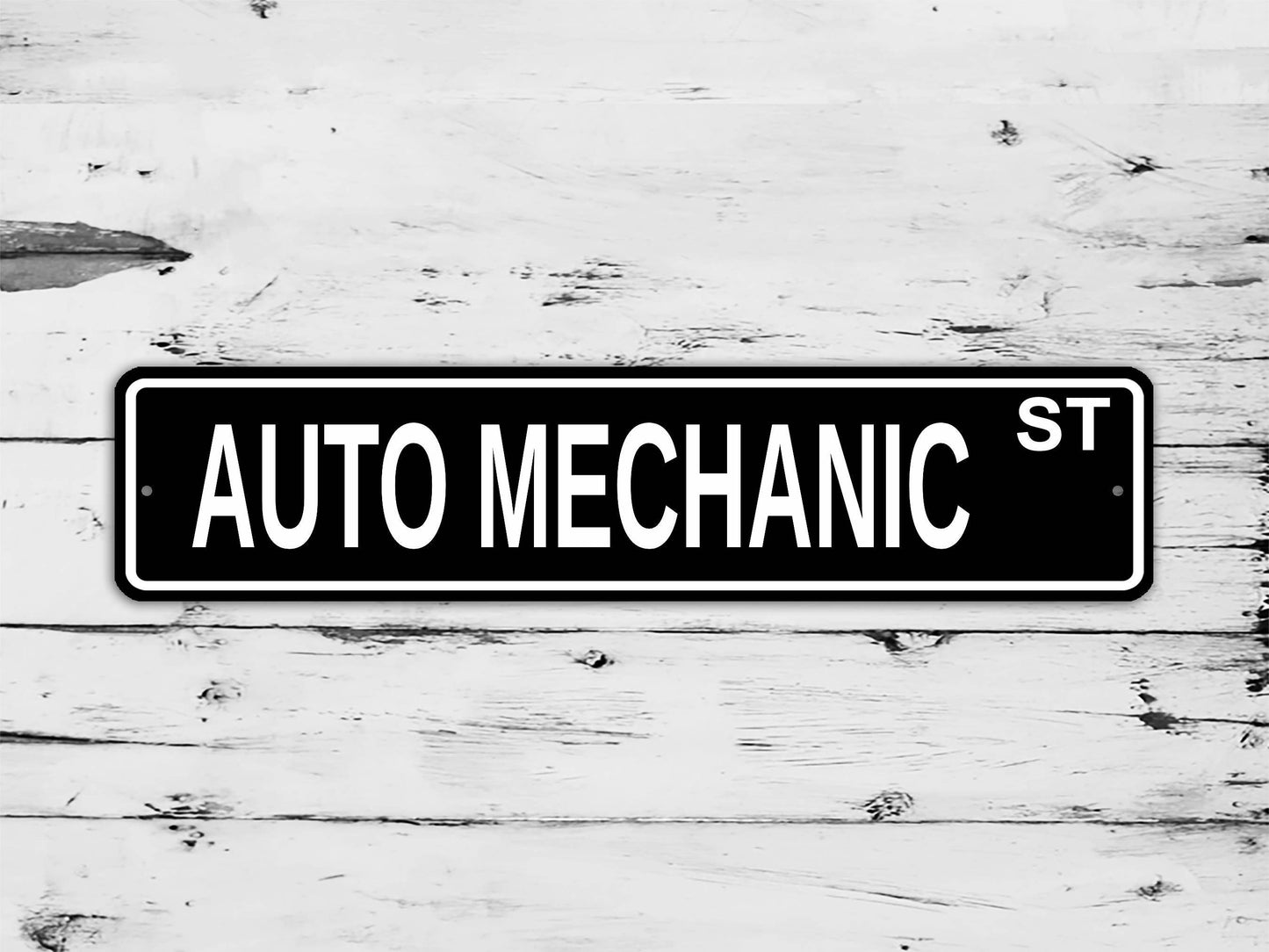 Auto Mechanic Street Sign