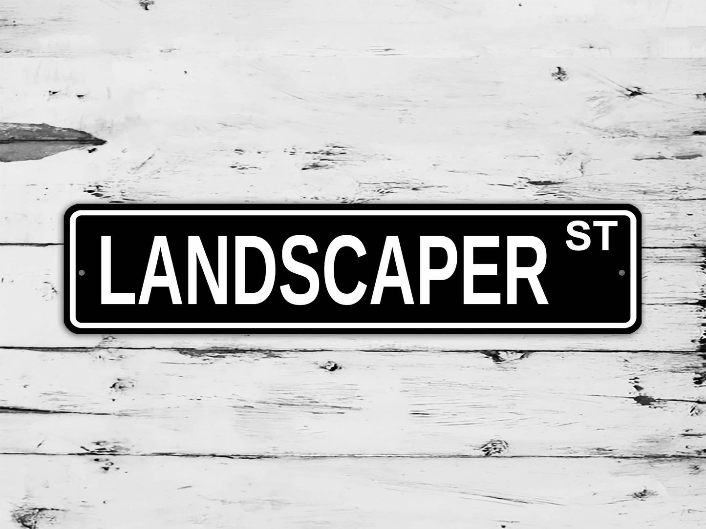 Landscaper Street Sign