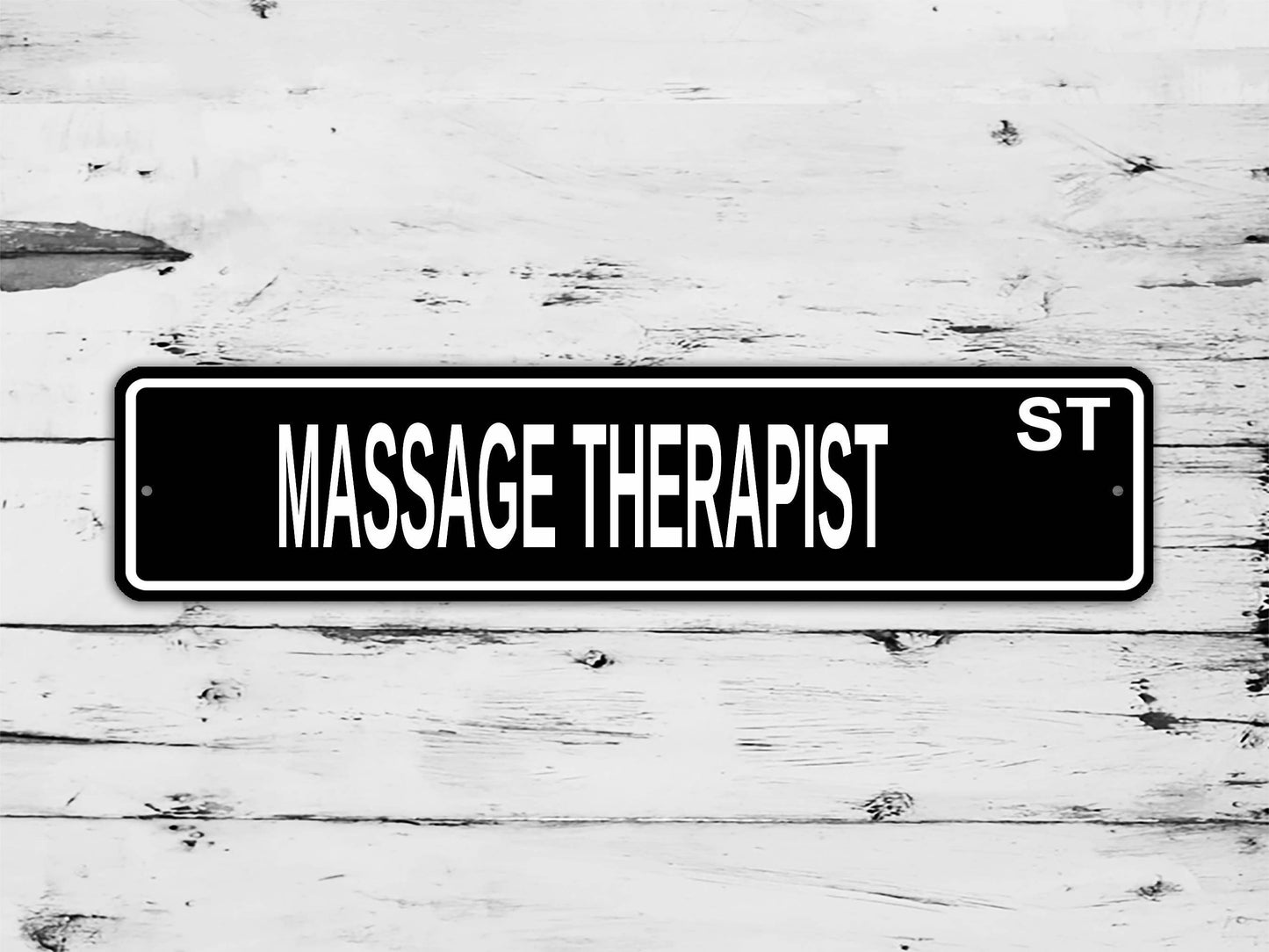 Massage Therapist Street Sign