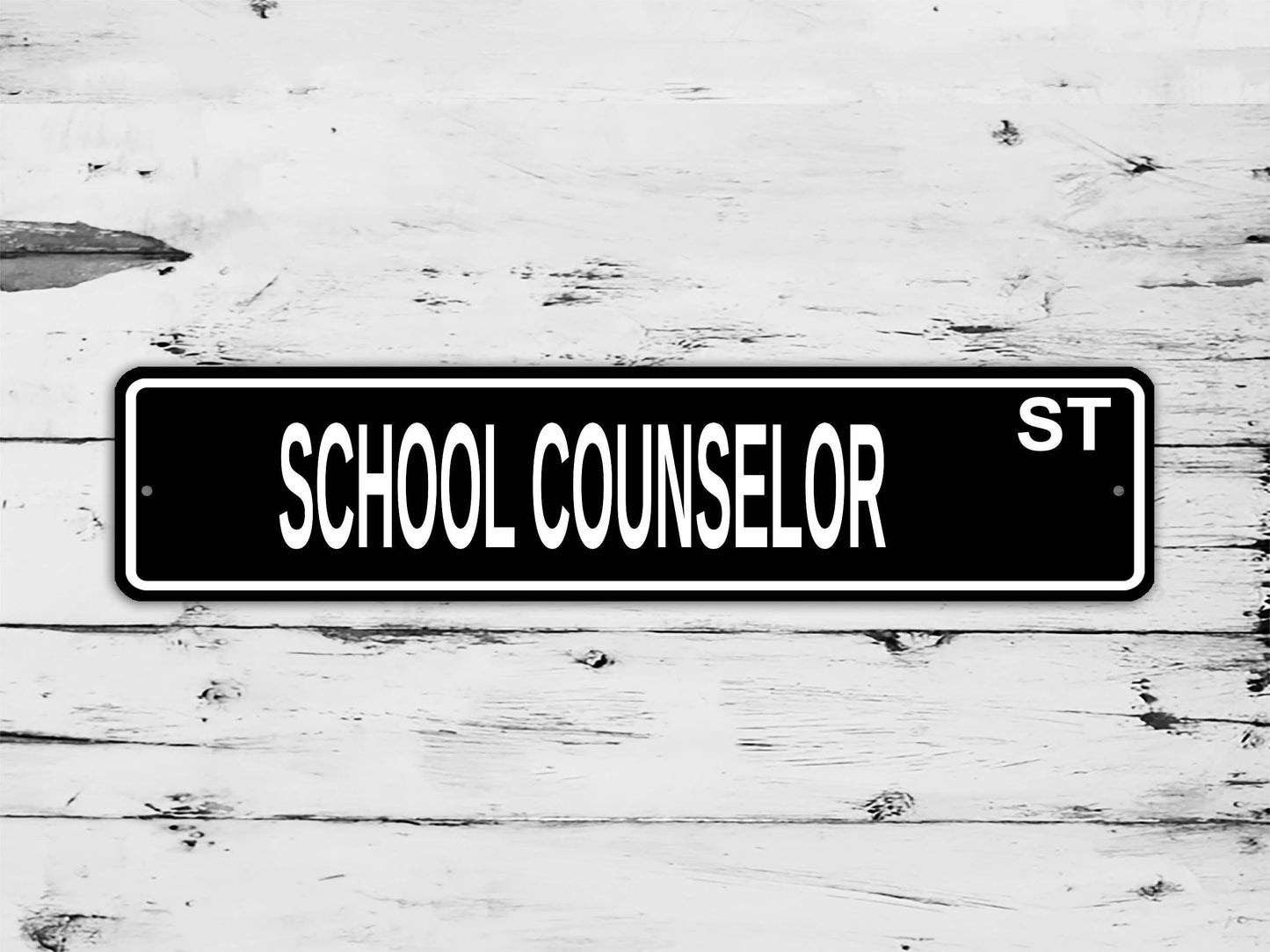 School Counselor Street Sign