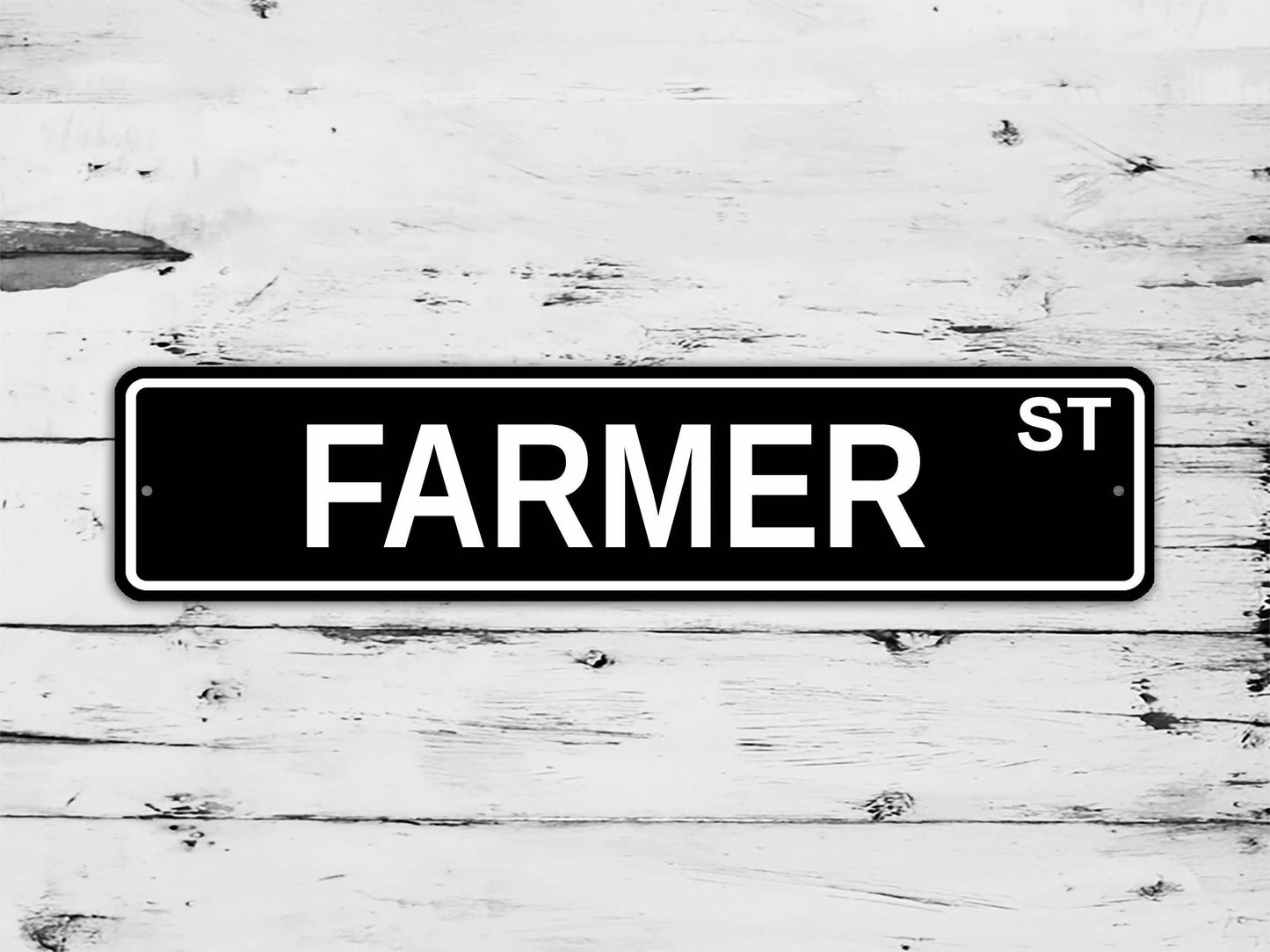 Farmer Street Sign