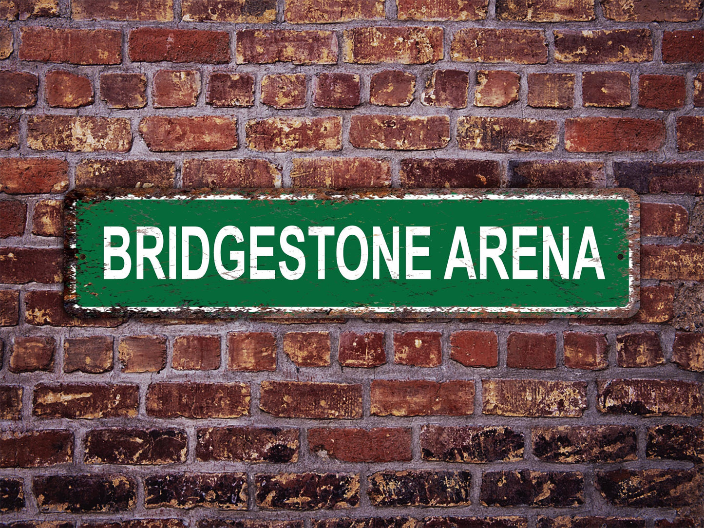 Bridgestone Arena Street Sign Nashville Predators Hockey