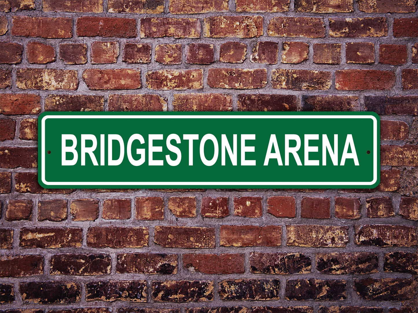 Bridgestone Arena Street Sign Nashville Predators Hockey
