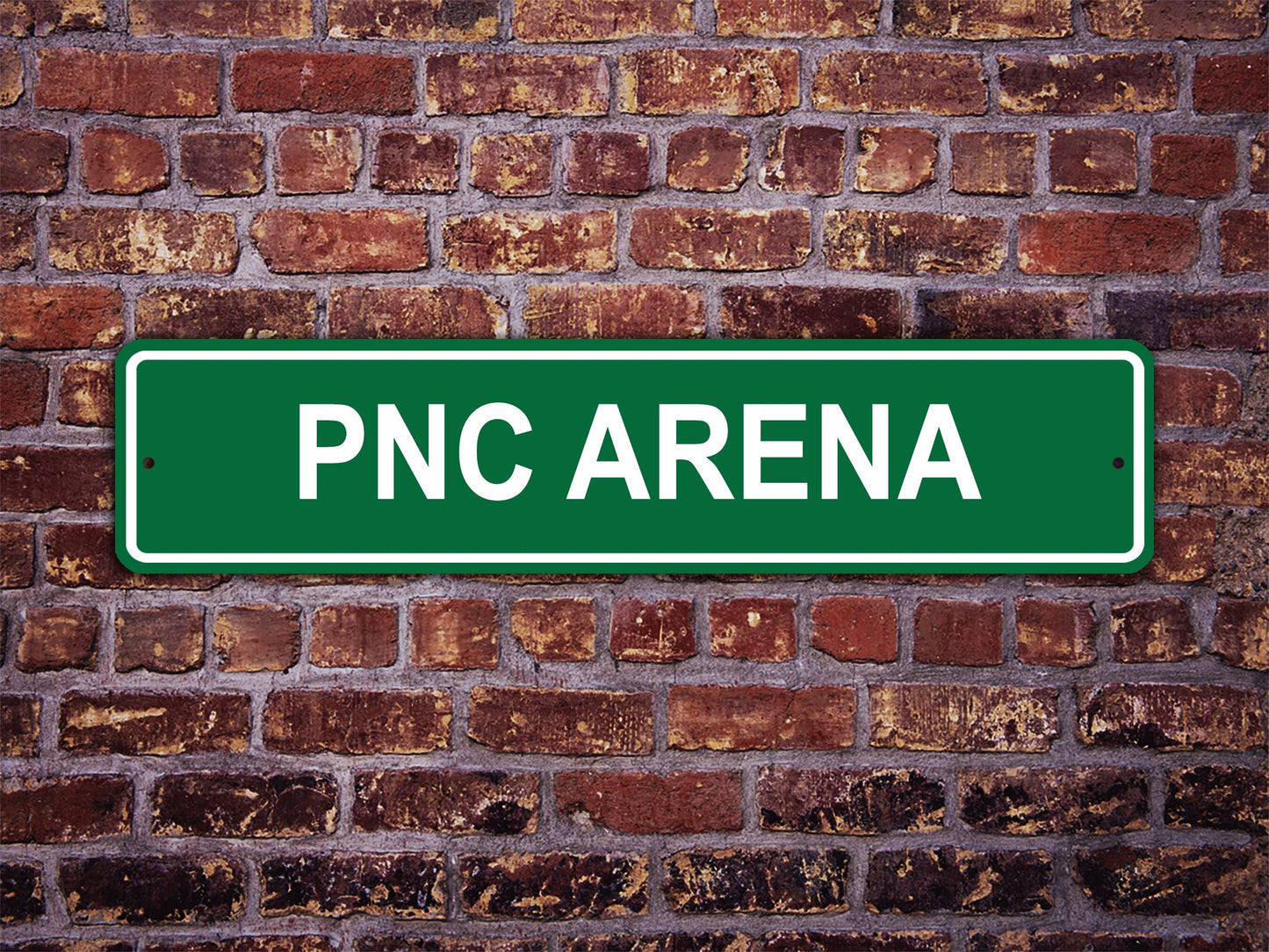 PNC Arena Street Sign Carolina Hurricanes NC State Wolfpack
