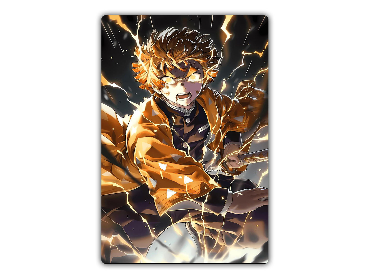 a picture of an anime character with a lightning effect