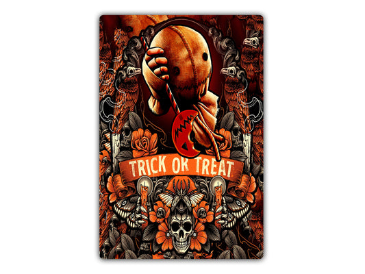 a picture of a trick or treat poster