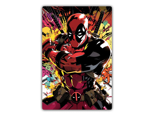 a picture of a deadpool character on a white background