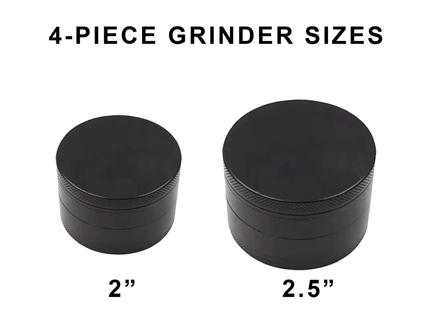 a pair of black grinders with measurements