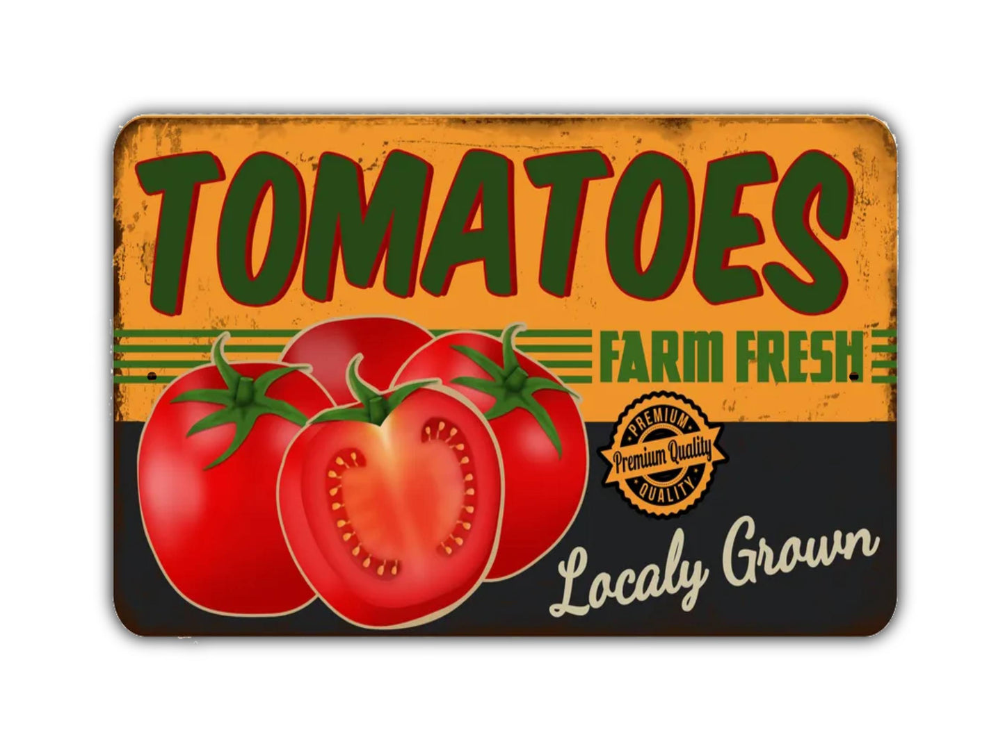 Farm Fresh Tomatoes Sign Vintage Style