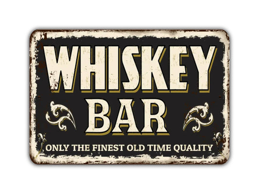 Whiskey Bar Sign Vintage Style