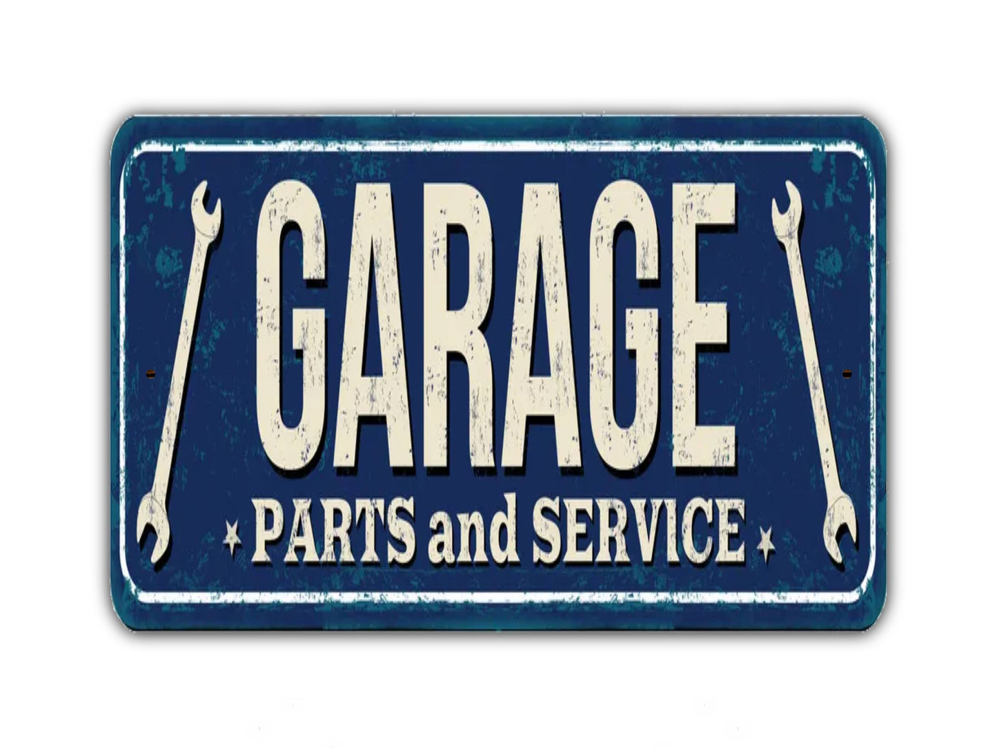 Garage Parts And Service Sign Vintage Style