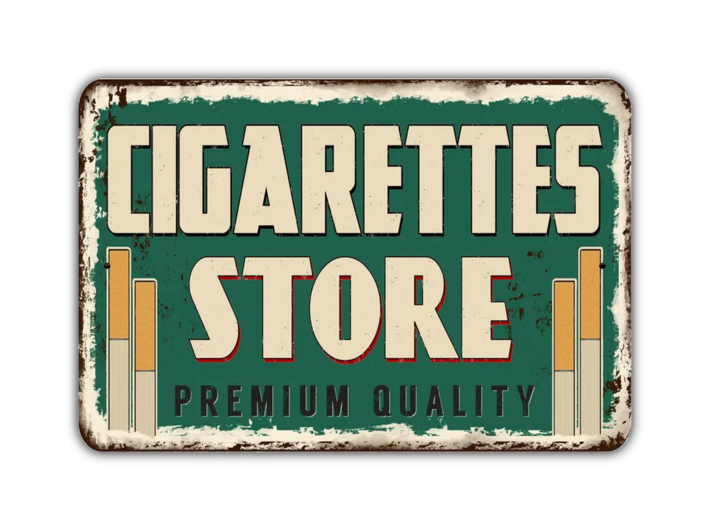 Cigarette Store Sign Vintage Style