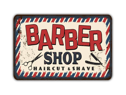 Barber Shop Sign Vintage Style