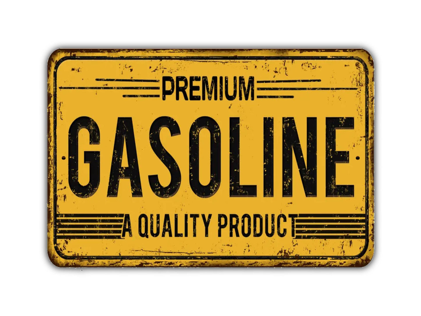 Premium Gasoline Sign Vintage Style