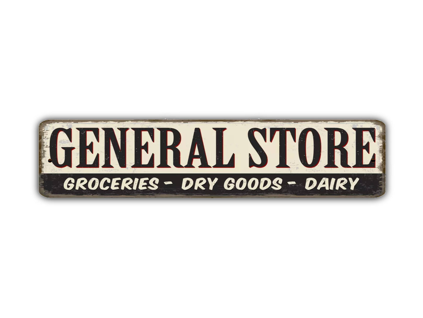 General Store Street Sign  Vintage Style