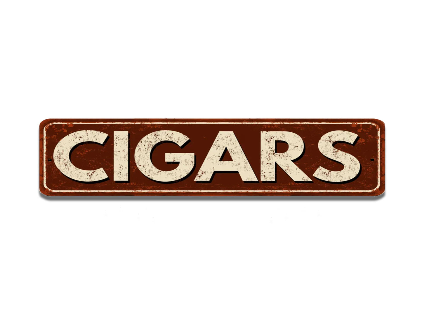 Cigars Street Sign Vintage Style