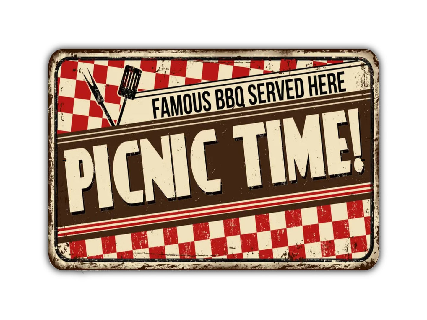 Picnic Time Sign Vintage Style