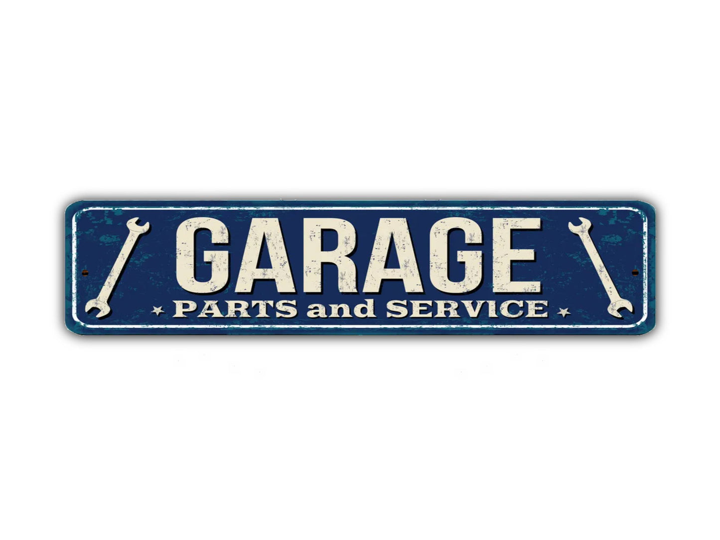 Garage Street Sign Parts And Service Vintage Style