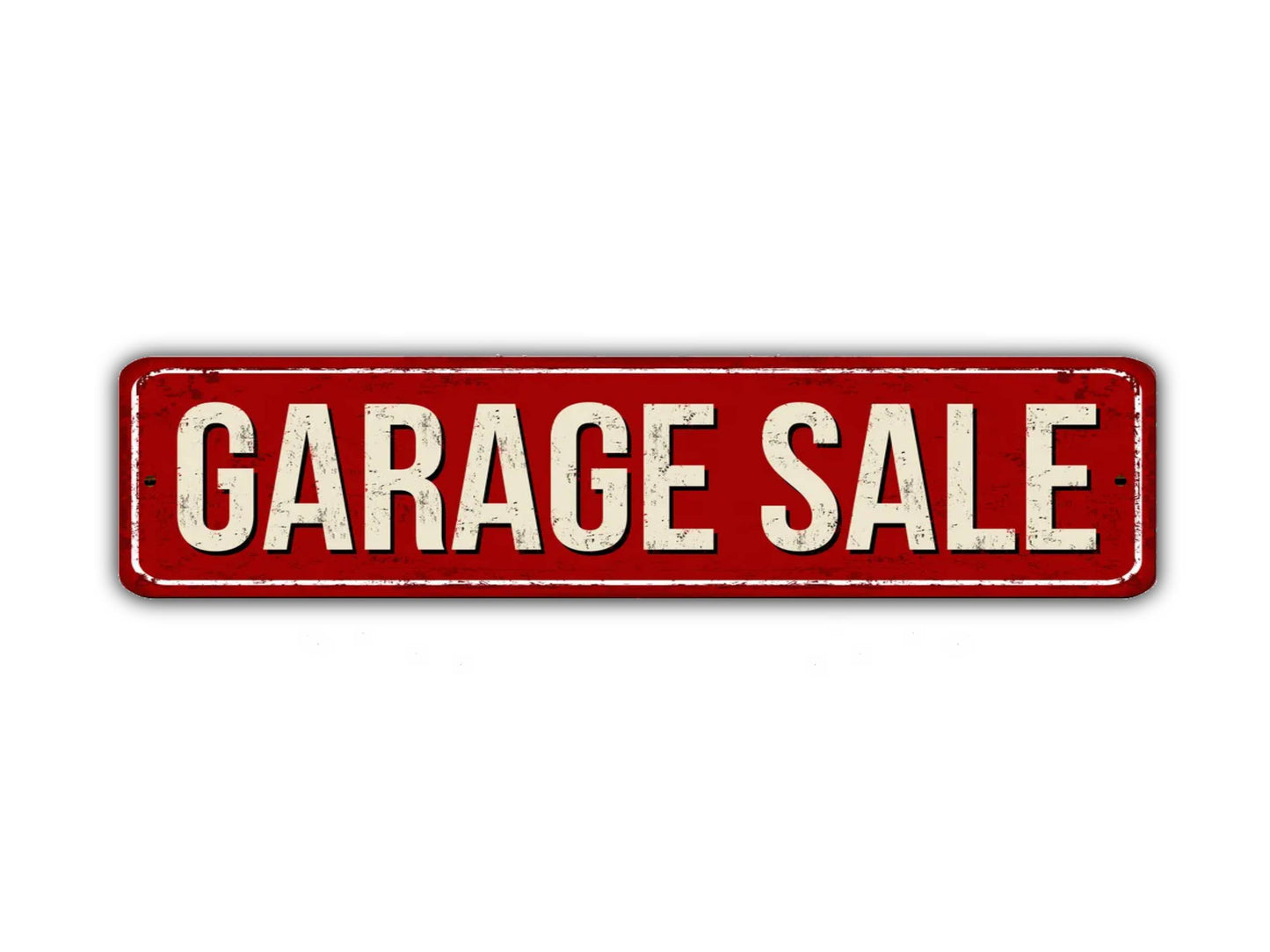 Garage Sale Street Sign Vintage Style