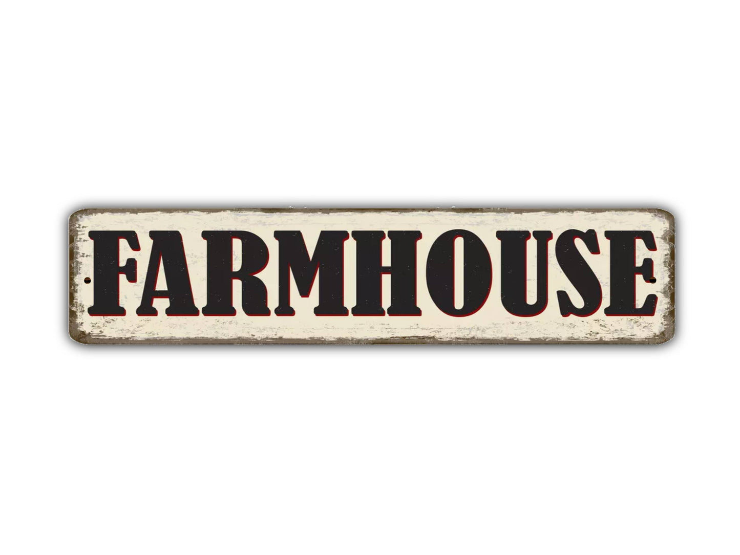 Farmhouse Street Sign Vintage Style