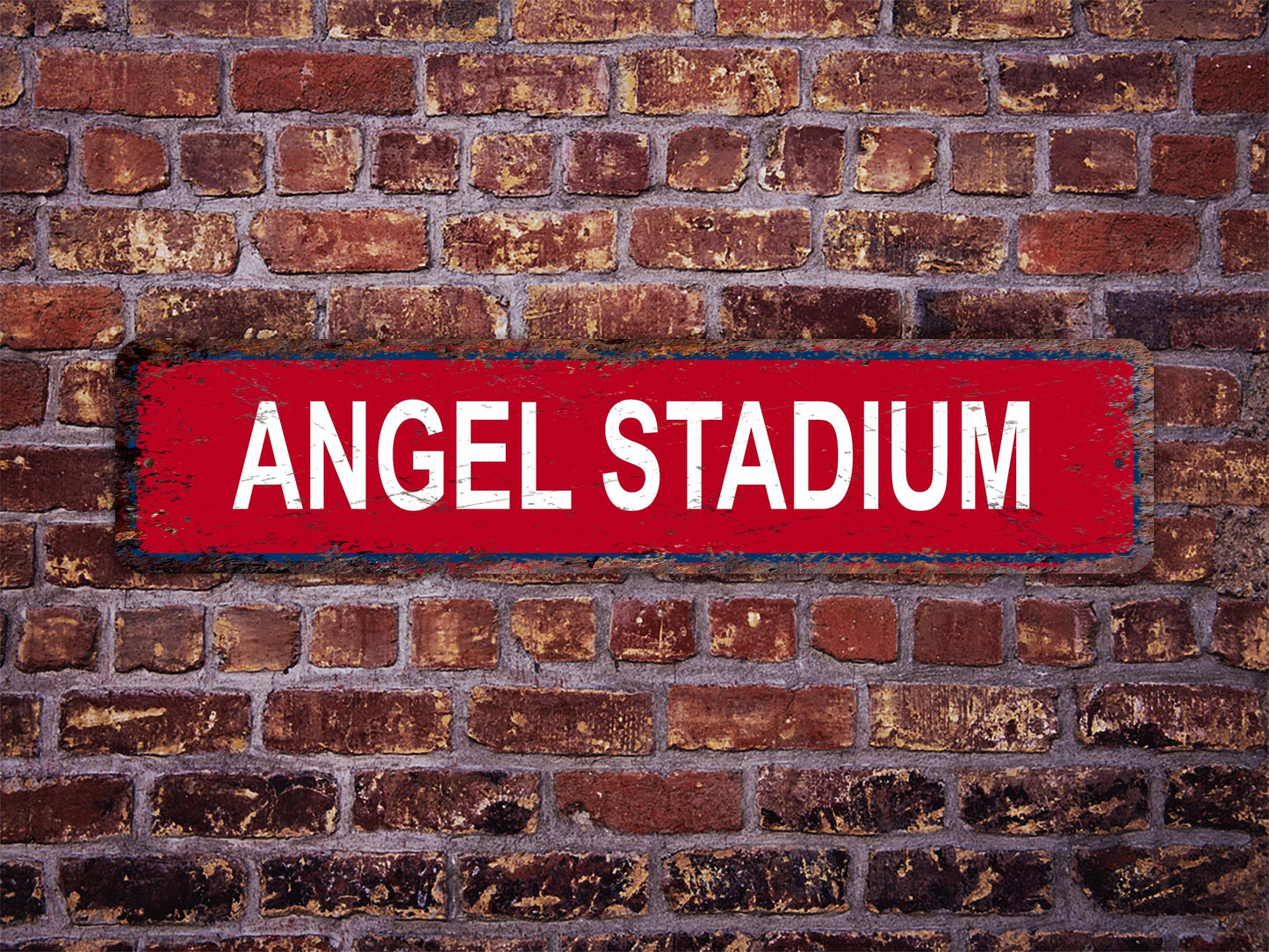 Angel Stadium Street Sign Los Angeles Angels Baseball Road