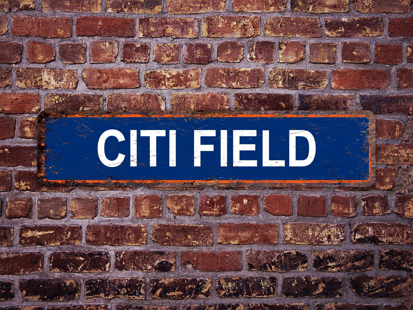 Citi Field Street Sign New York Mets Baseball Road