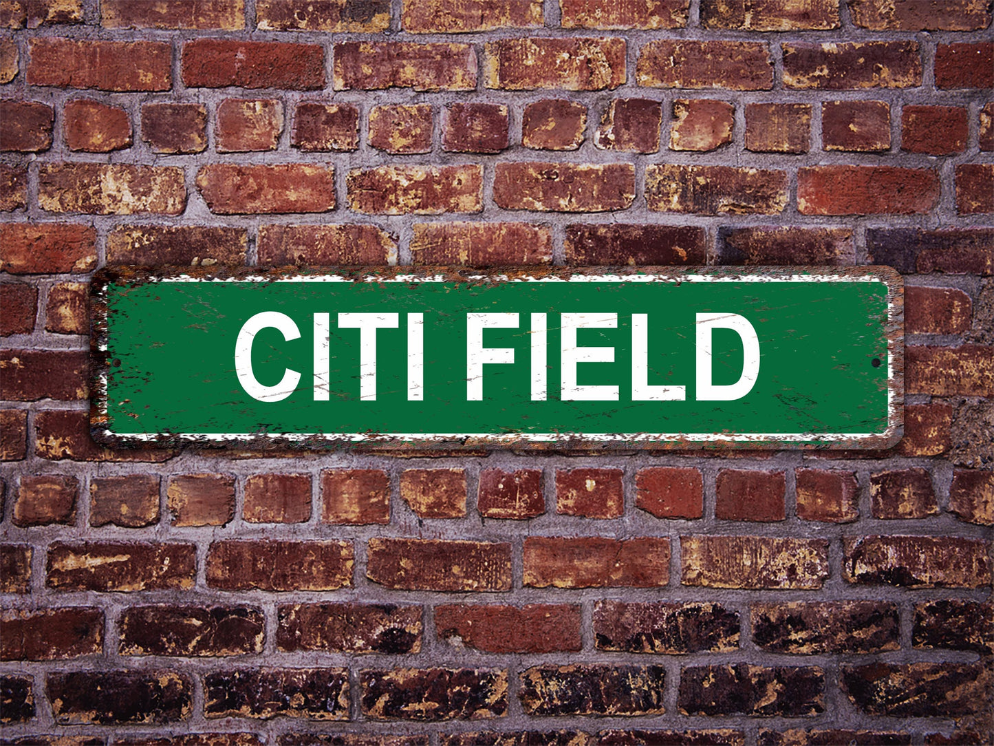 Citi Field Street Sign New York Mets Baseball Road