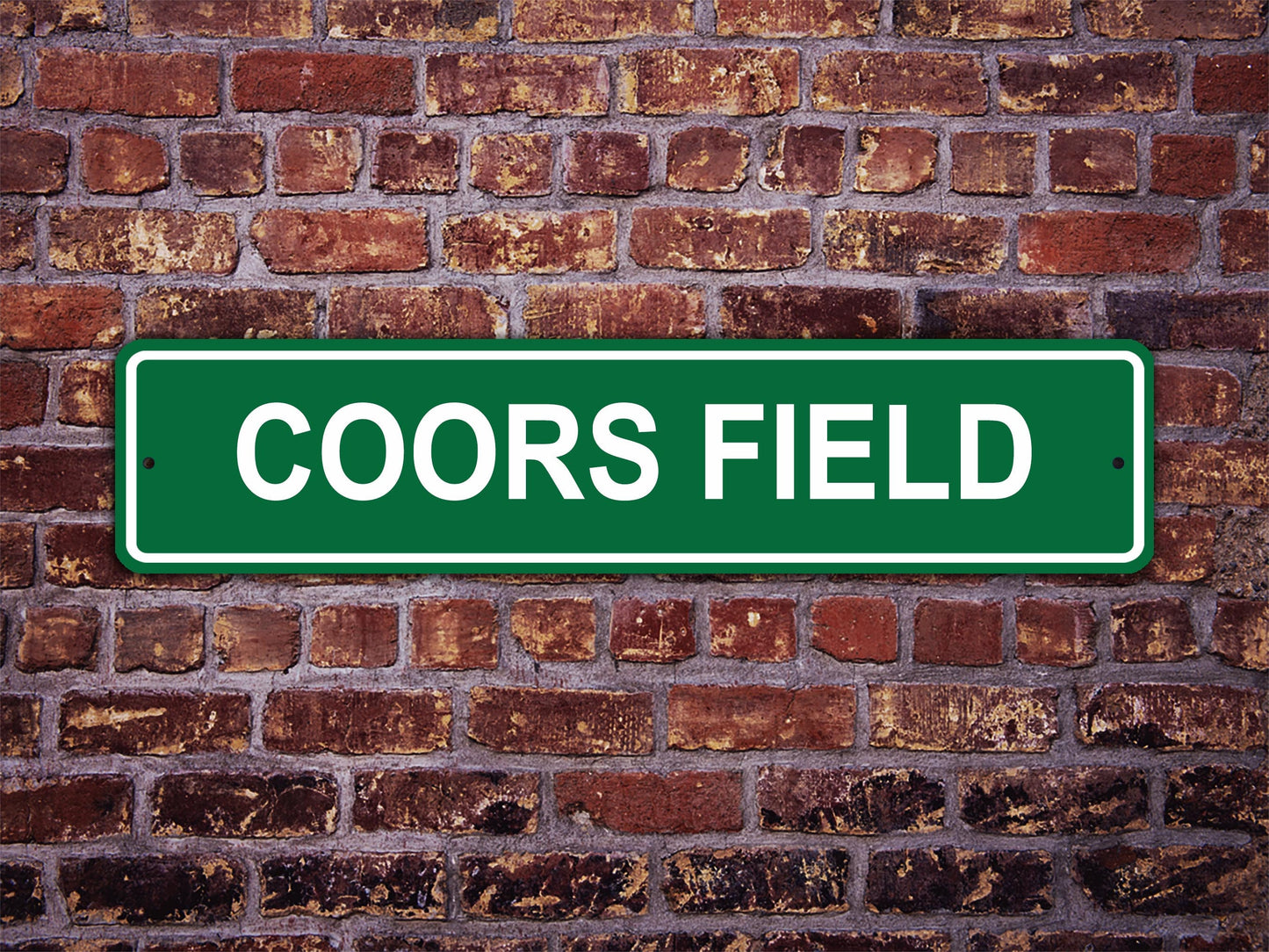 Coors Field Street Sign Colorado Rockies Baseball Road