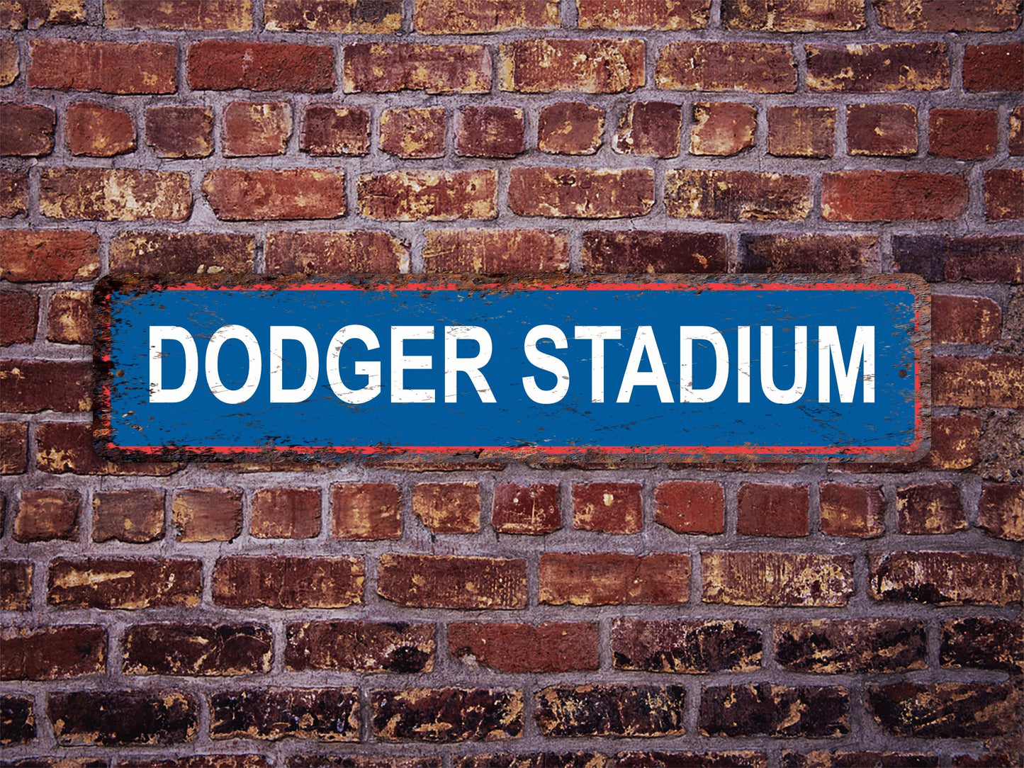 Dodger Stadium Street Sign Los Angeles Dodgers Baseball Road