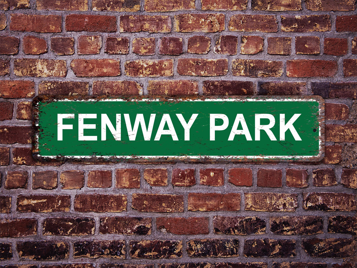 Fenway Park Street Sign Boston Red Sox Baseball Road