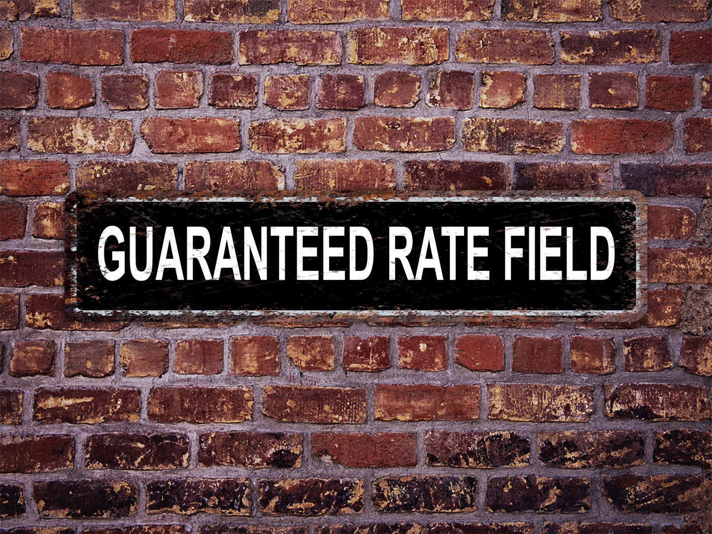 Guaranteed Rate Field Street Sign Chicago White Sox Baseball Road