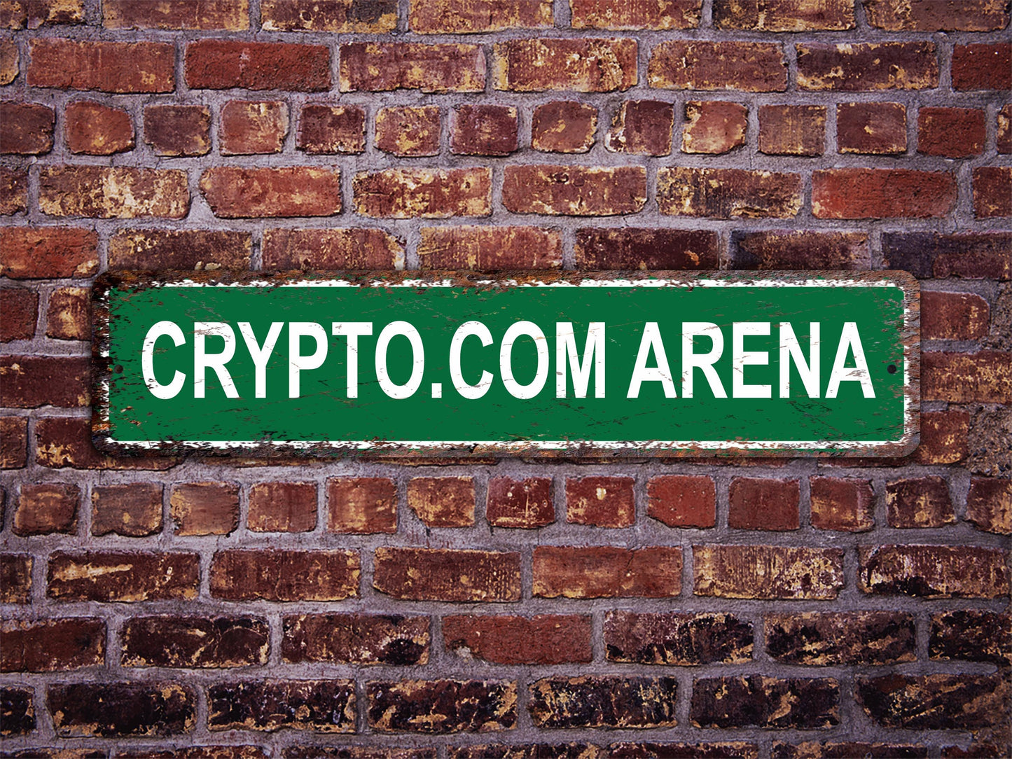 Crypto.com Arena Street Sign Los Angeles Lakers Basketball