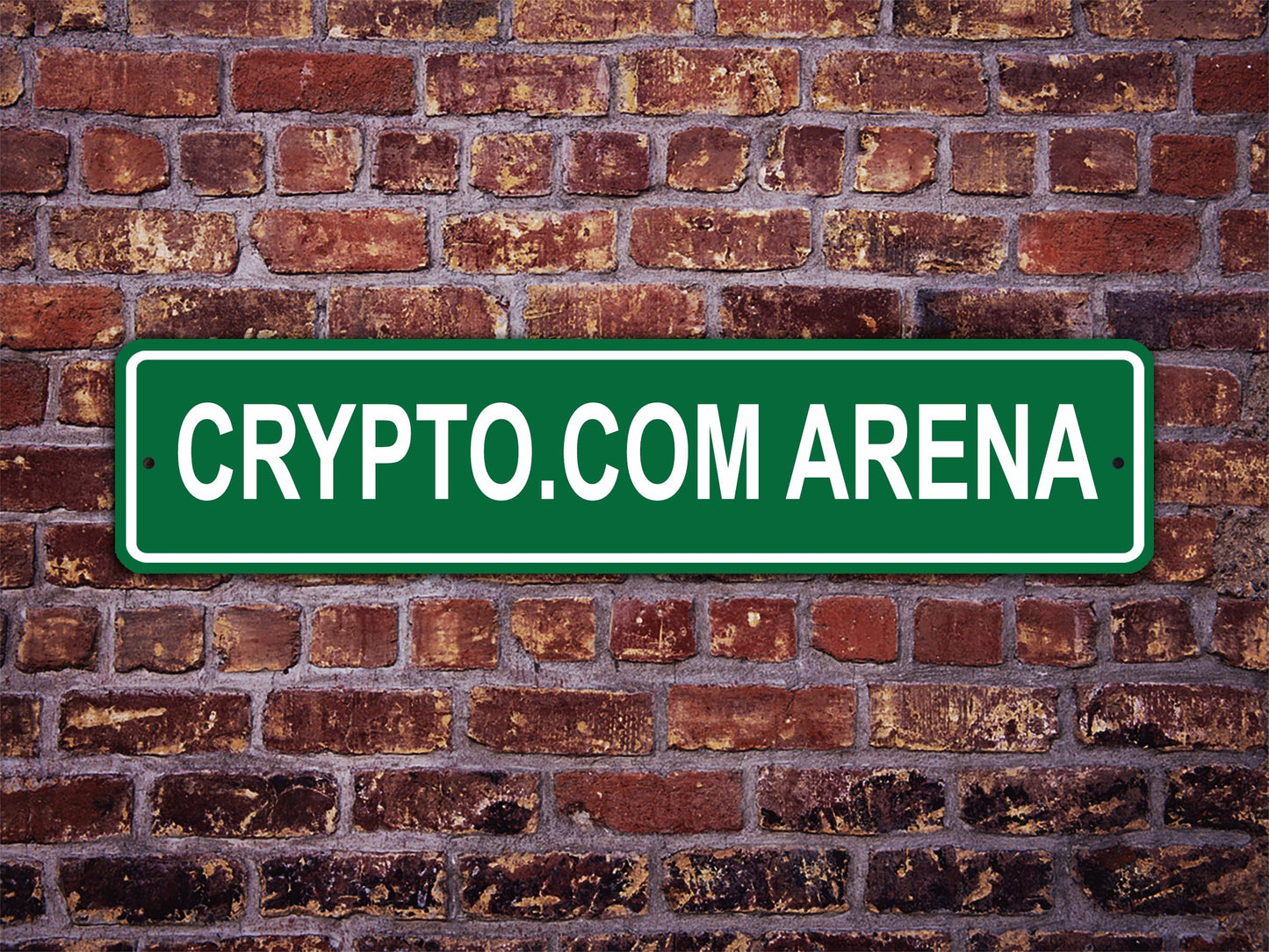 Crypto.com Arena Street Sign Los Angeles Lakers Basketball