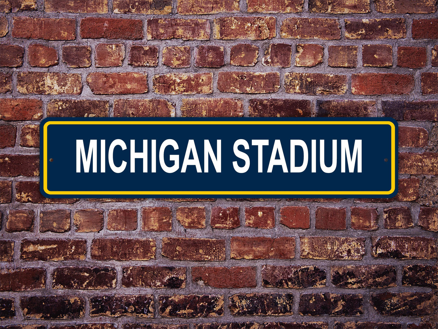 Michigan Stadium Street Sign Michigan Wolverines Football