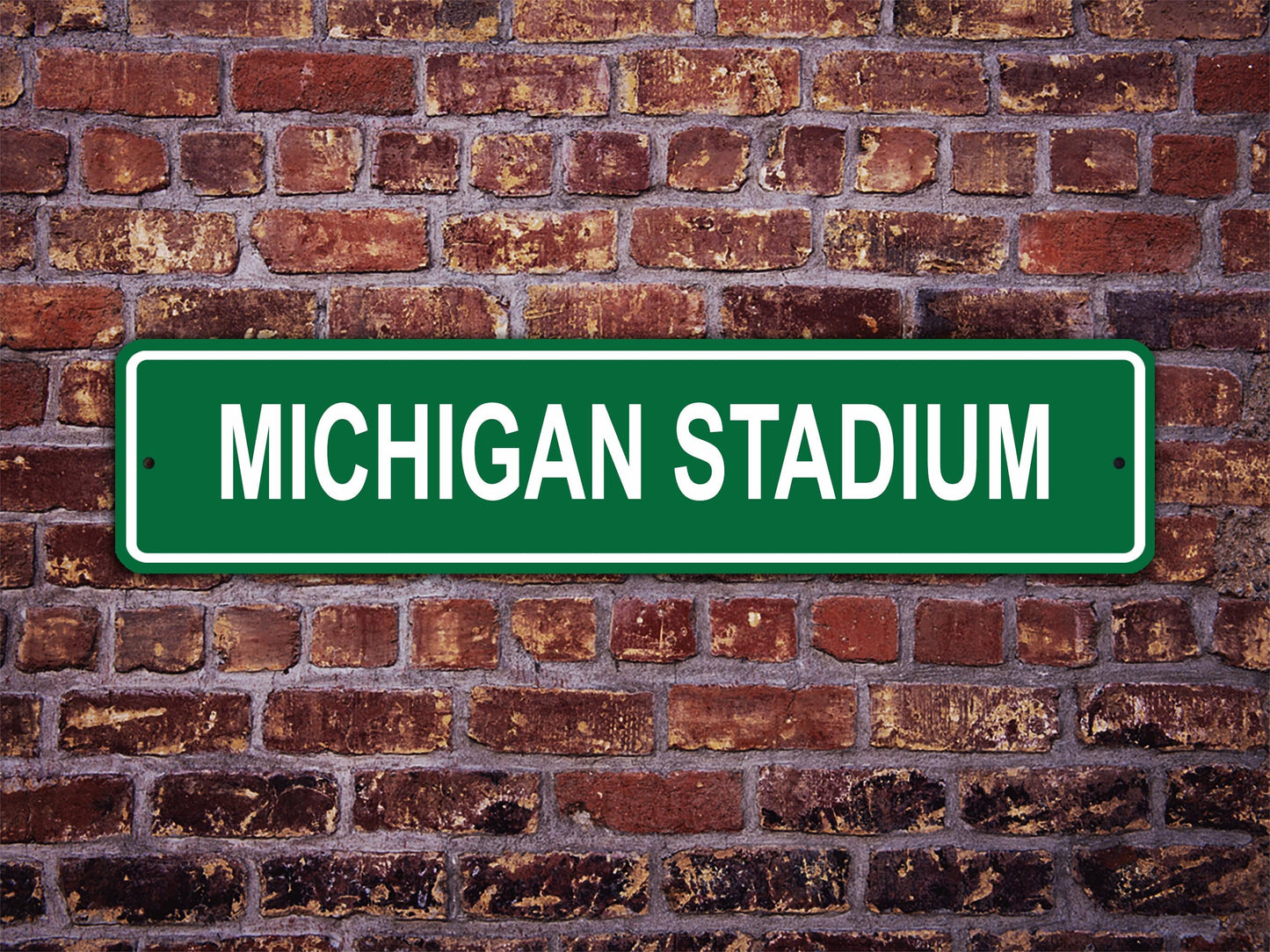 Michigan Stadium Street Sign Michigan Wolverines Football
