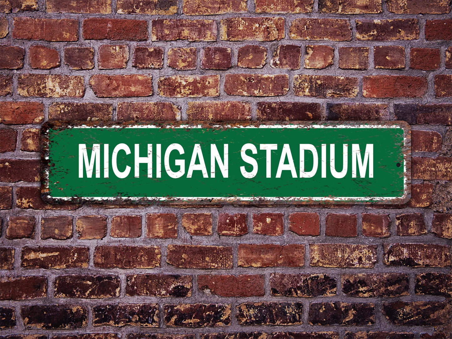 Michigan Stadium Street Sign Michigan Wolverines Football