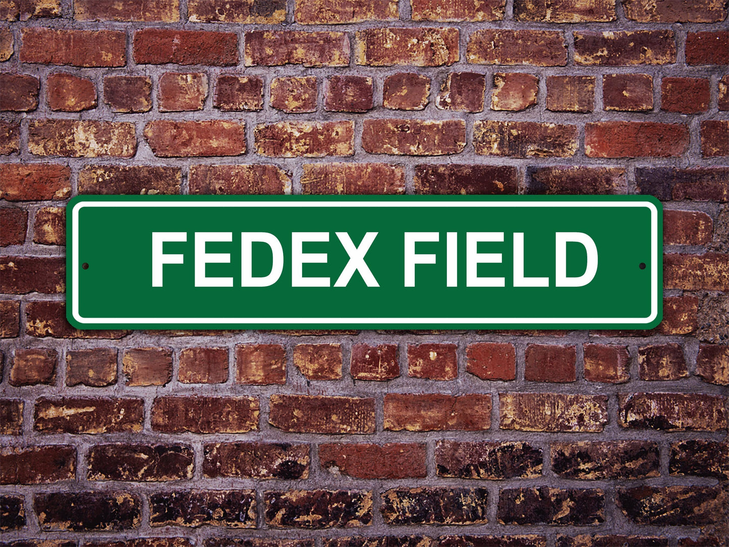 FedEx Field Street Sign Washington Commanders Football