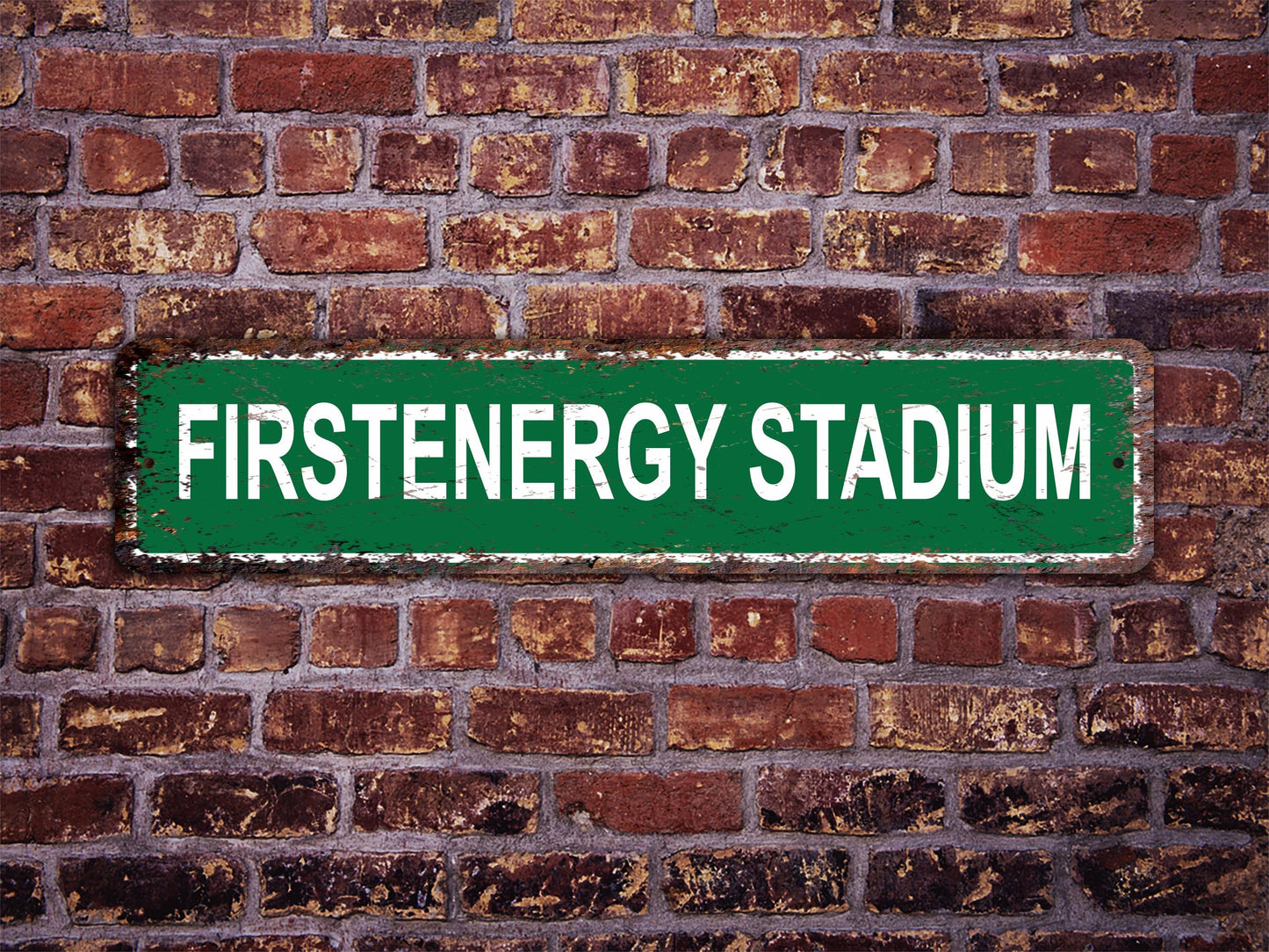 FirstEnergy Stadium Street Sign Cleveland Browns Football